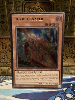 Yugioh - Rokket Tracer - OP30-EN001 - Ultimate Rare - Unlimited - (NM) - Image 1