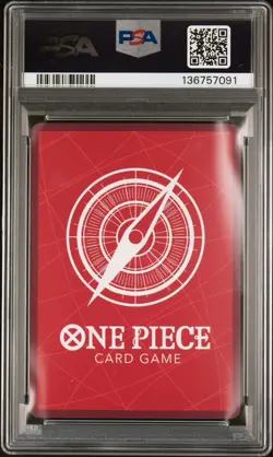 2025 ONE PIECE PROMOS DODGERS X ONE PIECE NIGHT #010 MONKEY D. LUFFY PSA 10 - Image 2