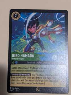 Disney Lorcana - Hiro Hamada Armor Designer - Promo Participant 24A / P2 TCG - Image 1