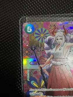 Yamato SP OP01-121 Awakening of the New Era Foil One Piece TCG Card - Image 5