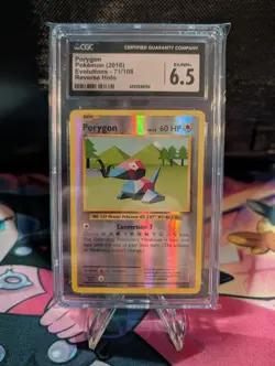 Pokemon XY Evolutions Porygon Reverse Holo Card 71/108 CGC 6.5 - Image 1