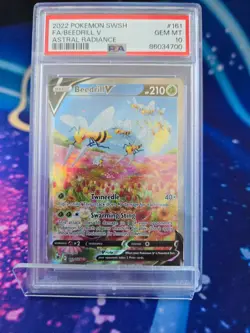 PSA 10 Beedrill V Alt Art #161 Astral Radiance Full Art Pokemon Card PSA10 GEM - Image 1