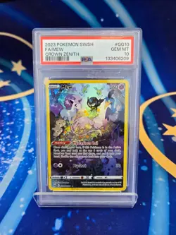 PSA 10 Mew GG10 Crown Zenith Galarian Gallery Full Art Pokemon Card Gem Mint - Image 1