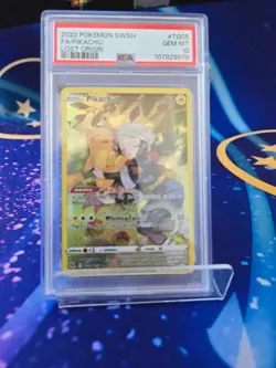 PSA 10 Pikachu TG05 Lost Origin Trainer Gallery Pokemon Card GEM MINT PSA HOT! X - Image 1