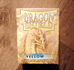 Dragon Shield Yellow Card Sleeves 100ct Standard Size for MTG Pokemon Yu-Gi-Oh - Image 1