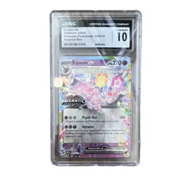Espeon ex Prismatic Evolutions CGC 10 034/131 EX Holo Promo Pokemon Card - Image 2