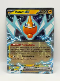 Rotom ex 029/094 Pokemon Card TCG Phantasmal Flames Holo Near Mint (NM-M) - Image 1