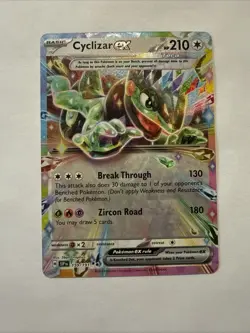 Pokemon Card Cyclizar ex 159/191 Surging Sparks Double Rare Near Mint - Image 1