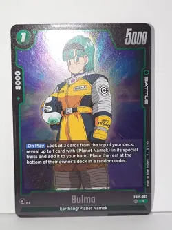 Bulma FB05-062 Foil Rare New Adventure Dragon Ball Super Card Game - Image 1