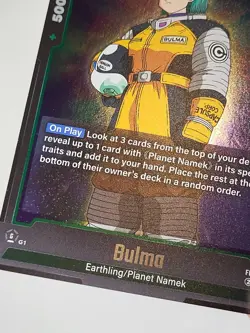 Bulma FB05-062 Foil Rare New Adventure Dragon Ball Super Card Game - Image 4