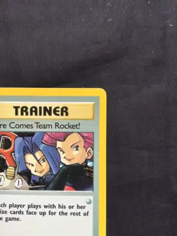 Pokemon Cards: Team Rocket 1st Edition Rare Holo: Here Comes Team Rocket! 15/82 - Image 4