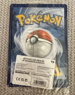 Pikachu At The Museum Jumbo Promo Card - Image 2