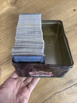 YU-Gi-Oh! 1st Edition Card Lot English 415, 30+ Holos With Tin Box - Image 1