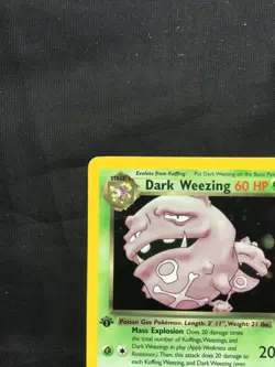 Pokemon Cards: Team Rocket 1st Edition Rare Holo: Dark Weezing 14/82 - Image 3