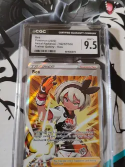 Pokemon TCG Bea Astral Radiance Holo Ultra Rare Card TG25/TG30 CGC 9.5 - Image 1