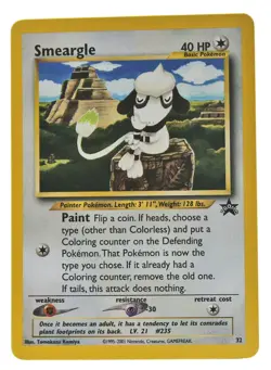 Smeargle #32 Black Star Promo WOTC Pokemon Card NM With eBay Tracking - Image 1