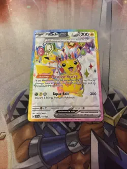 PIkachu ex 219/191 SSP Surging Sparks FULL ART Ultra Rare NM Pokemon Card - Image 1