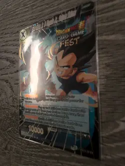 Son Goku Jr & Vegeta Jr Saiyan Scions Foil Dragon Ball Super Card Game FEST Gold - Image 3