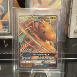 Pokemon TCG Dragonite GX Holo Ultra Rare Card Unified Minds 152/236 - Image 1