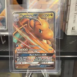 Pokemon TCG Dragonite GX Holo Ultra Rare Card Unified Minds 152/236 - Image 2