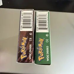 Pokemon TCG WATER BLAST & Power Reserve Jungle Theme Deck BOX ONLY (No Cards) - Image 3