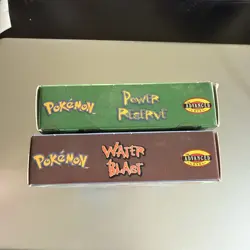 Pokemon TCG WATER BLAST & Power Reserve Jungle Theme Deck BOX ONLY (No Cards) - Image 4