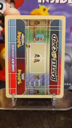 COLLECTOR STUART Battle E Reader POKEMON Game Boy Advance 2003 Trading Card - Image 2