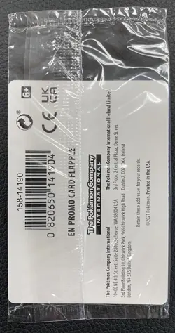 Pokemon TCG Flapple Promo Holo Card #22 GameStop Exclusive Stamped SEALED IN BAG - Image 4