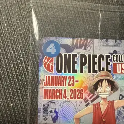 One Piece Monkey.D.Luffy US College Basketball Promo Card & Poster - Image 4