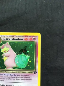 Pokemon Cards: Team Rocket 1st Edition Rare Holo: Dark Slowbro 12/82 - Image 4