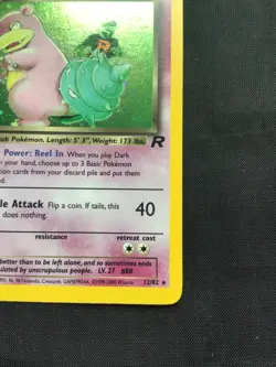 Pokemon Cards: Team Rocket 1st Edition Rare Holo: Dark Slowbro 12/82 - Image 5