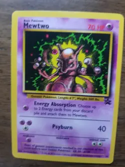 Mewtwo Promo No. 14 English Pokemon Rare Card Mint - Image 3