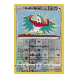 Hawlucha 127/172 Reverse Holo Rare Brilliant Stars Pokemon Card TCG Near Mint NM - Image 1