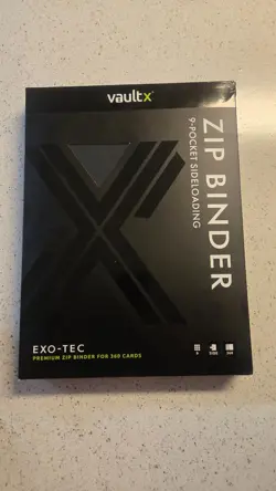 Vault X: Exo-Tec Zip 9-Pocket [Zip Binder] + 200 pack PREMIUN TOPLOADER & CARD - Image 1