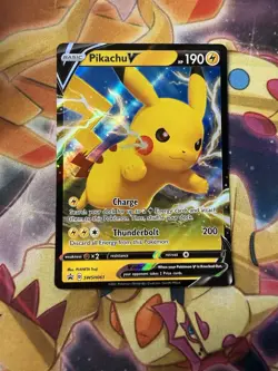 Pikachu V SWSH061 SWSH: Sword & Shield Promo Cards Holo NM - Image 1