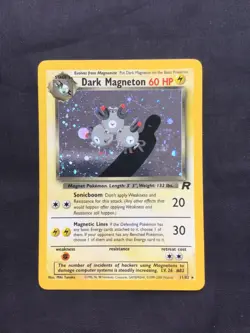 Pokemon Cards: Team Rocket Rare Holo: Dark Magneton 11/82 - Image 1