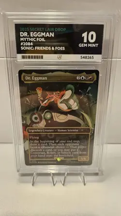 Egg Man & Super State - Rainbow Foil - Sonic Secret Lair - ACE GRADED 10 - Image 2