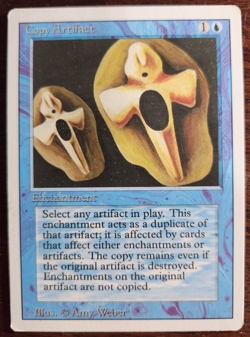 MTG - 1994 - Revised - Copy Artifact - No play/light play - EX/;NM - Image 1