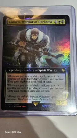 Ardbert, Warrior of Darkness (Extended Art) Commander: Final Fantasy Foil - Image 1