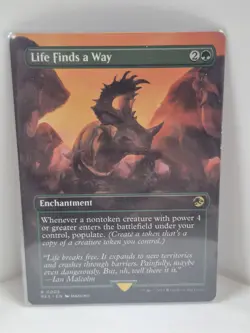 Life Finds a Way REX Lost Caverns of Ixalan LP MTG BORDERLESS - Image 1