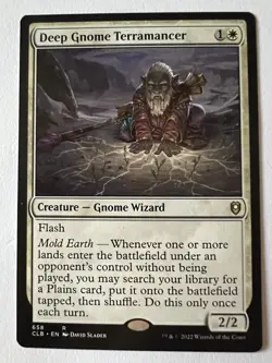 Deep Gnome Terramancer Commander Legends: Battle for Baldur's Gate Regular - Image 2