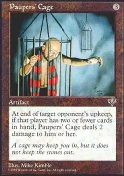 Paupers' Cage~~NM~Mirage~MTG - Image 1