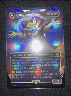 Kefka, Court Mage (Borderless) (0398) | Final Fantasy | MTG | Foil - Image 1