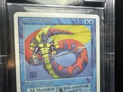 LORD OF ATLANTIS, ARTIST PROOF, REVISED, 1994 MTG, MELISSA BENSON, BAS 10!! - Image 4