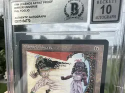 MIRROR UNIVERSE, ARTIST PROOF, LEGENDS, 1994 MTG, PHIL FOGLIO, ONLY 100 PRINTED! - Image 4