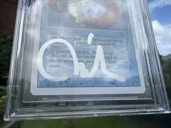 LORD OF ATLANTIS, ARTIST PROOF, REVISED, 1994 MTG, MELISSA BENSON, BAS 10! - Image 4