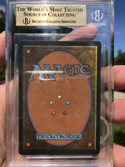 SHIVAN DRAGON, REVISED ED, 1994 MTG, BGS 9.5, GEM MINT, MELISSA BENSON SIGNED! - Image 2