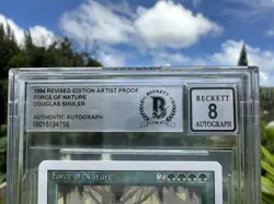 FORCE OF NATURE, ARTIST PROOF, REVISED, 1994 MTG, DOUGLAS SHULER, BAS 8 - Image 3