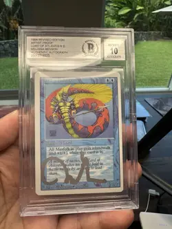 LORD OF ATLANTIS, ARTIST PROOF, REVISED, 1994 MTG, MELISSA BENSON, BAS 10! - Image 1