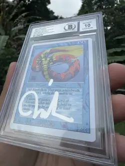 LORD OF ATLANTIS, ARTIST PROOF, REVISED, 1994 MTG, MELISSA BENSON, BAS 10!! - Image 5